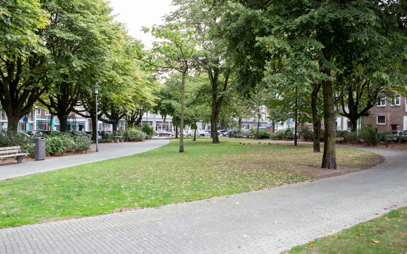 Het parkje aan het Achterklooster foto door Emiel Meijer